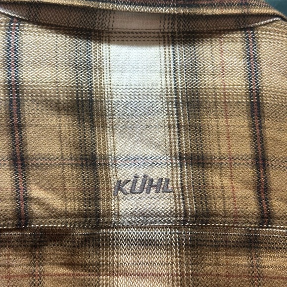 Kuhl The Law Flannel Men’s XL Shirt Grey Green Long Sleeve Button Up Outdoors - Picture 7 of 10